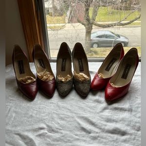 Womens Gino Aldrovandi size 8,5 shoes. Being sold individually.
